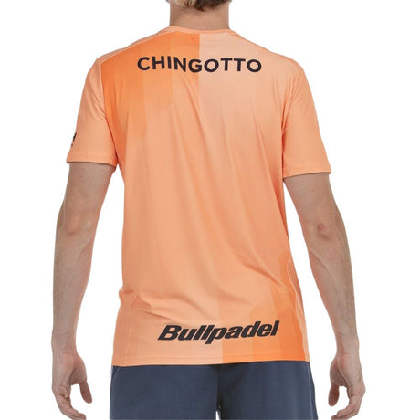 Bullpadel T-shirt Chingotto 25V Heren Oranje Achteraanzicht
