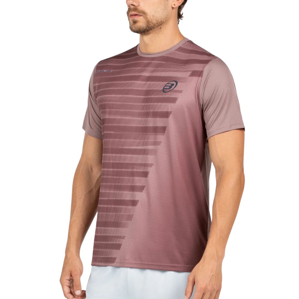 Bullpadel T-shirt Cori Heren Bruin Voorkant