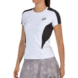Bullpadel T-shirt Dumia Dames Wit Voorkant Schuin