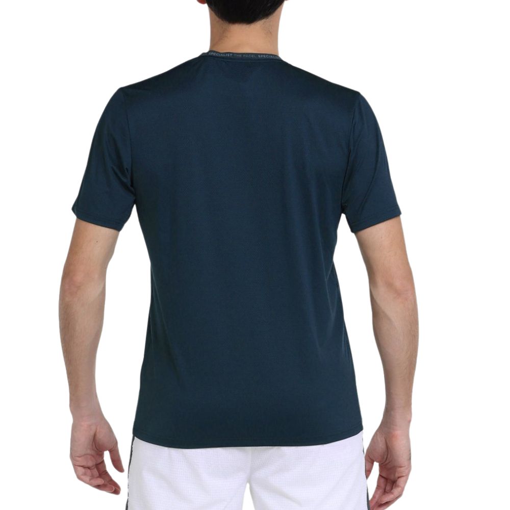 Bullpadel T-shirt Lili 25V Heren Navy Achterkant