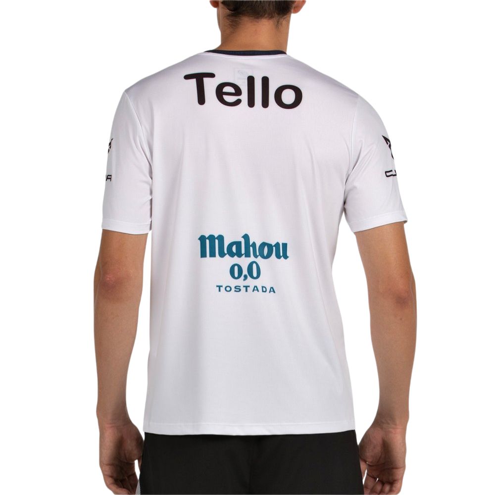 Bullpadel T-shirt Lili tl Heren Wit Achterkant