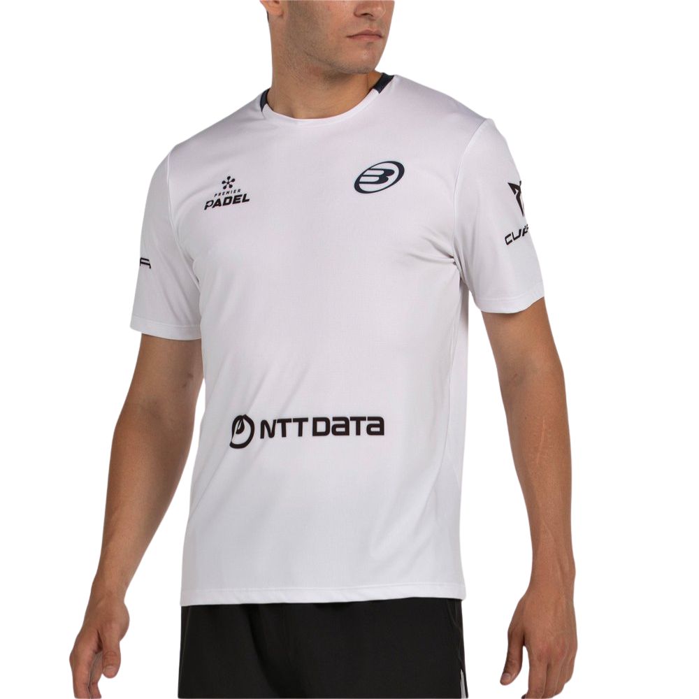 Bullpadel T-shirt Lili tl Heren Wit Voorkant