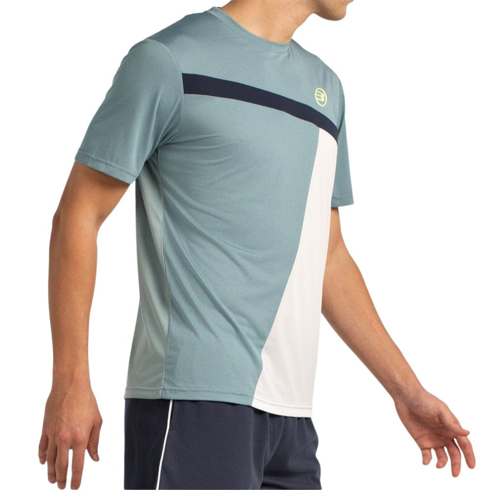 Bullpadel T-shirt Llega Heren Lichtgroen Rechts