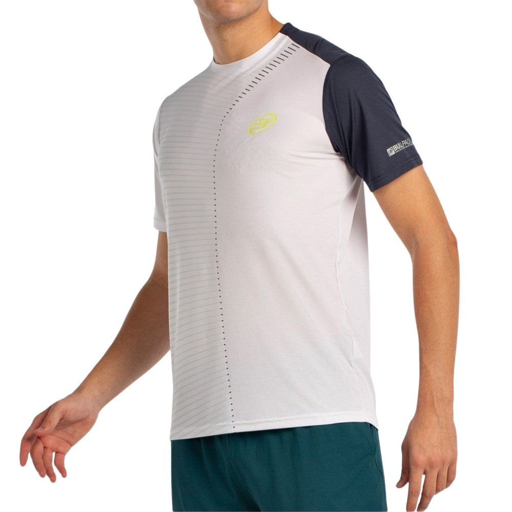 Bullpadel T-shirt Llico Heren Wit Links