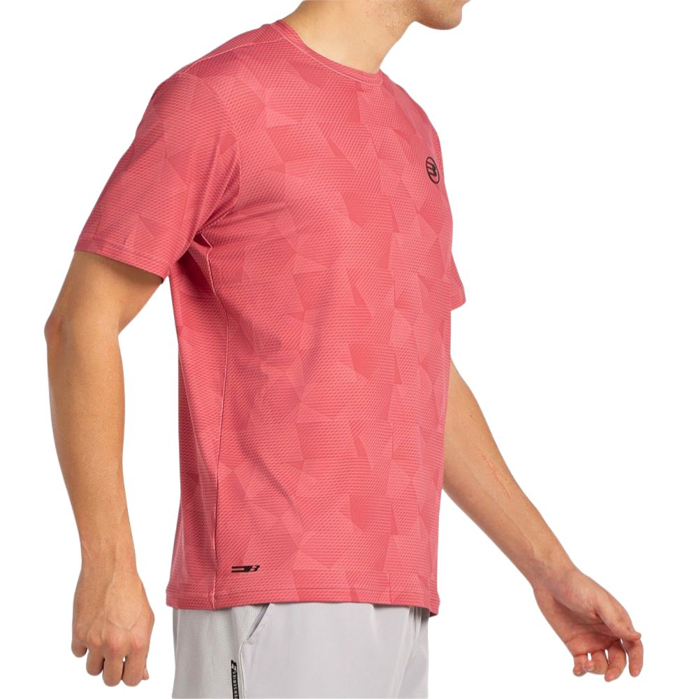 Bullpadel T-shirt Macondo Heren Roze Rechts