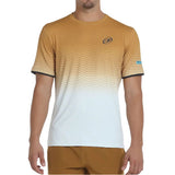 Bullpadel T-shirt Merga Heren Donkergeel Wit