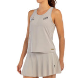 Bullpadel Tank Top Adres Dames Lichtgrijs Voorkant