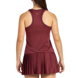 Bullpadel Tank Top Aza Dames Bordeaux Achterkant