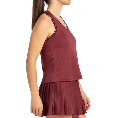 Bullpadel Tank Top Aza Dames Bordeaux Rechts