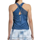 Bullpadel Tank Top Daca Dames Blauw Achterkant