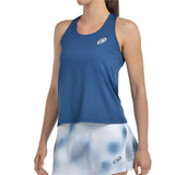 Bullpadel Tank Top Daca Dames Blauw Voorkant