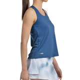 Bullpadel Tank Top Daca Dames Blauw Zijkant