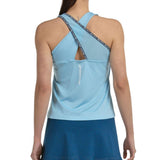 Bullpadel Tank Top Daca Dames Lichtblauw Achterkant