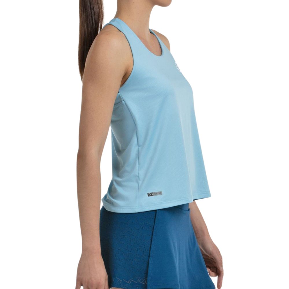 Bullpadel Tank Top Daca Dames Lichtblauw Zijkant