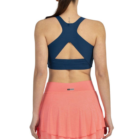 Bullpadel Tank Top Eleve 25V Dames Blauw Achterkant