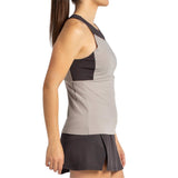 Bullpadel Tank Top Erare Dames Grijs Zijkant