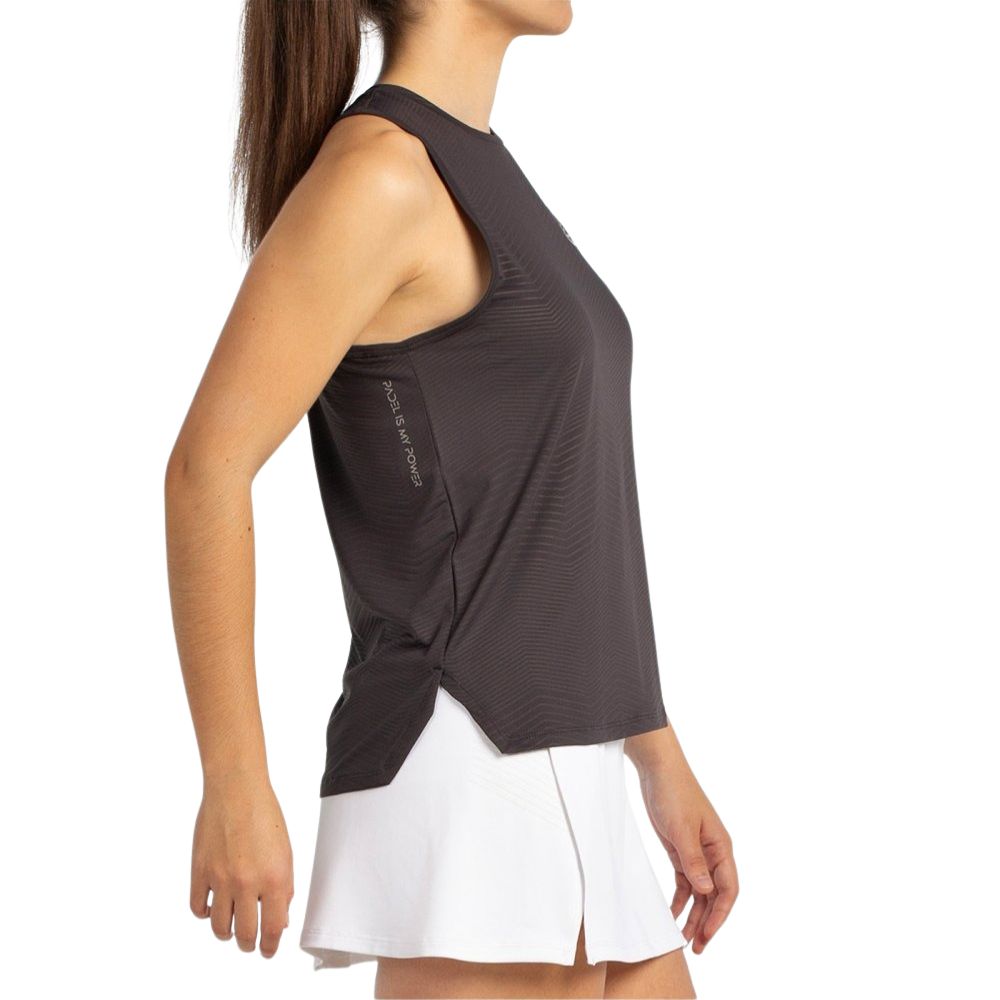 Bullpadel Tank Top Etilo Dames Zwart Rechts
