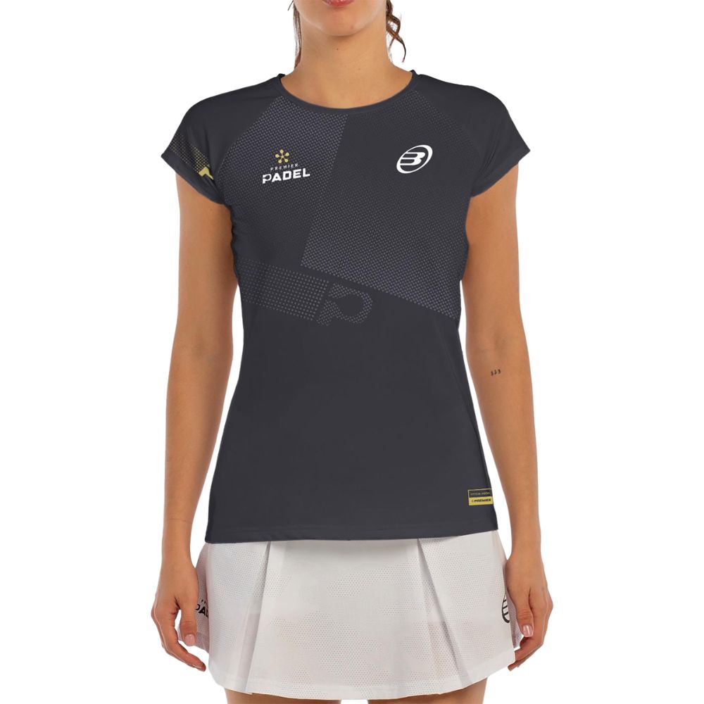 Bullpadel T-shirt Afore Dames Carbon