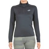 Bullpadel Nogais Half-Zipp Shirt Damen Schwarz