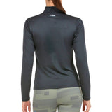 Bullpadel Nogais Half-Zipp Shirt Damen Schwarz
