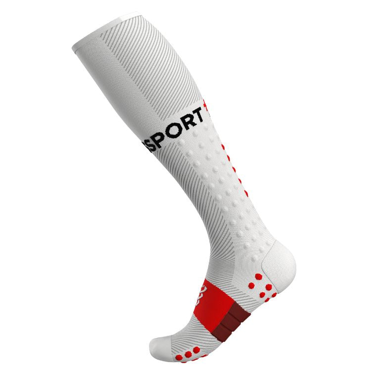 Compressport Full Socks Run Unisex Wit