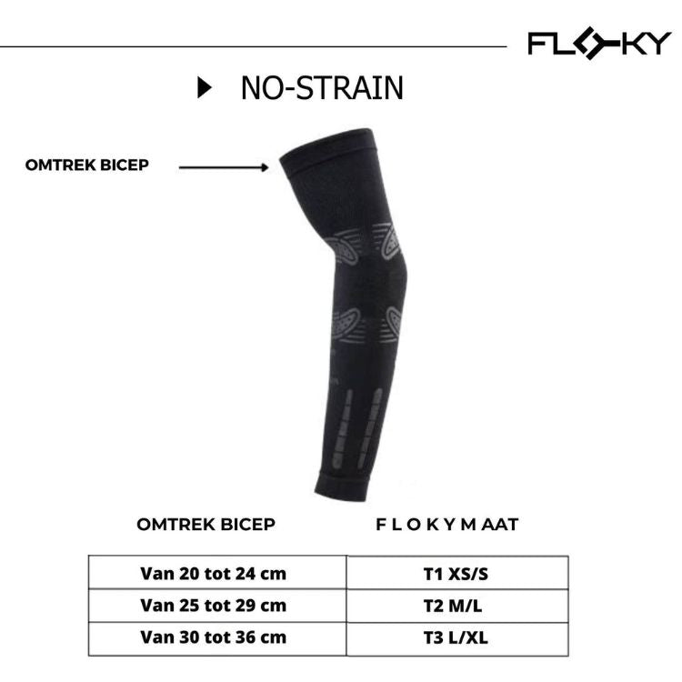 Floky Armsleeve No Strain 1-Pack Wit
