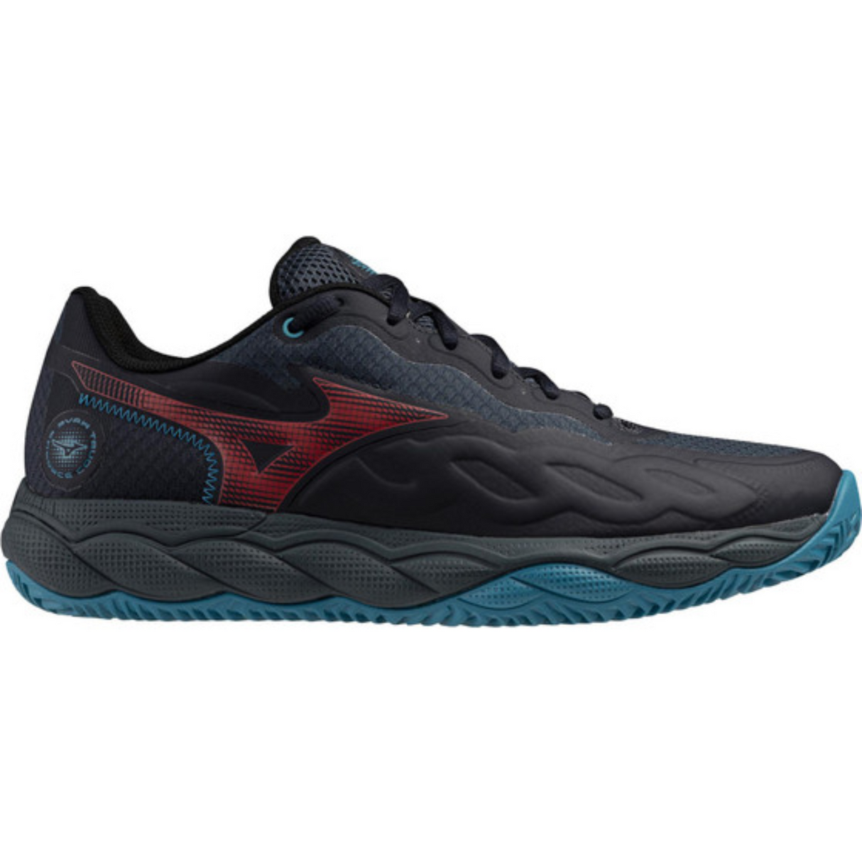 Mizuno Padelschoen Tennisschoen Wave Enforce Court Heren Donkerblauw