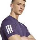 Adidas T-Shirt Club 3-Stripe Tee Paars