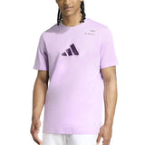 Adidas T-Shirt Padel Graphic Tee Paars