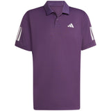 Adidas Club 3-Streifen Poloshirt Lila