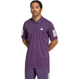 Adidas Club 3-Streifen Poloshirt Lila
