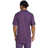 Adidas Club 3-Streifen Poloshirt Lila