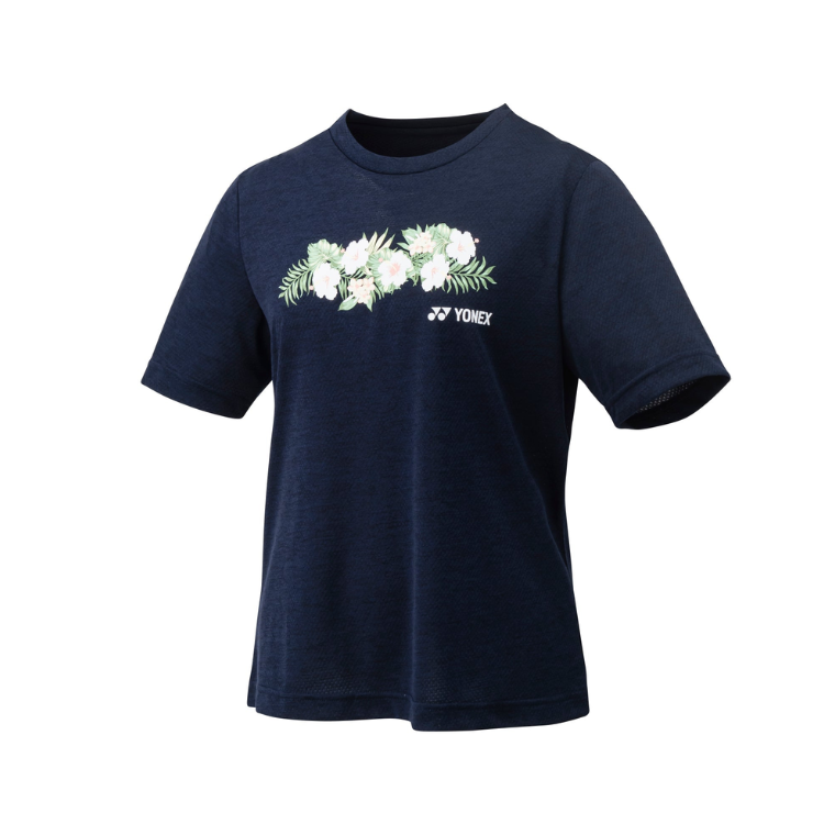 Yonex T-Shirt Dames EX Navy Blauw