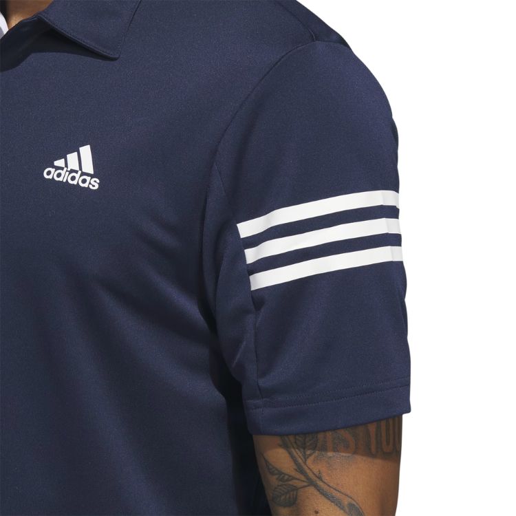 Adidas Poloshirt 3-Stripes Heren Navy