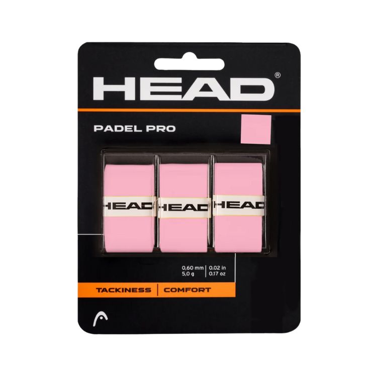 HEAD Overgrip Padel Pro Roze 3 Pack