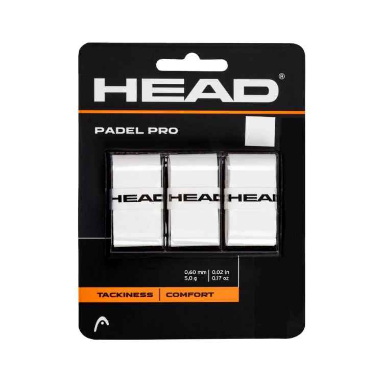 HEAD Overgrip Padel Pro Wit 3 Pack