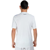 Head T-shirt Topspin Heren Wit Lila