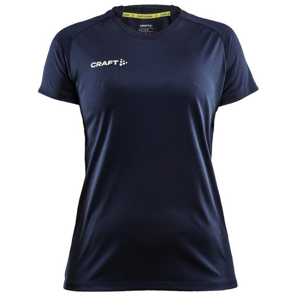 Craft Tee Evolve T-shirt Dames Navy