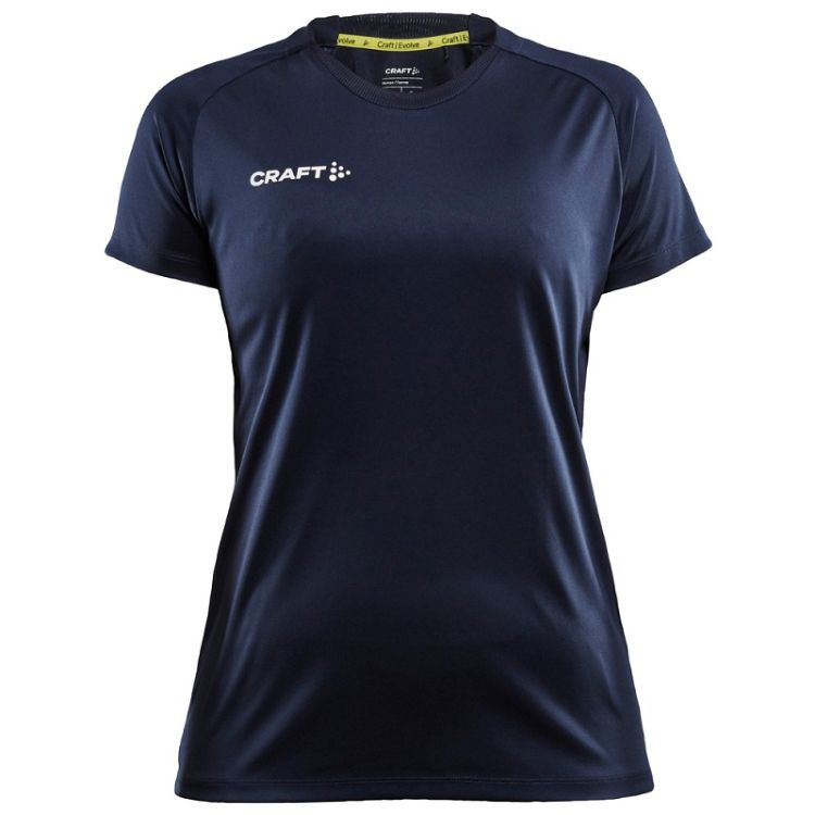 Craft Tee Evolve T-shirt Dames Navy