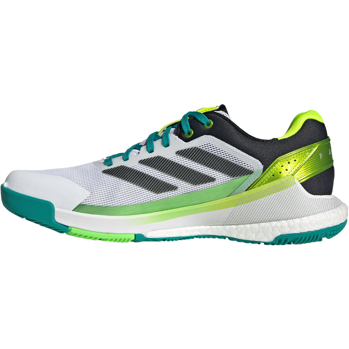 Adidas Padelschoen Crazyquick Boost Padel Heren Wit Groen
