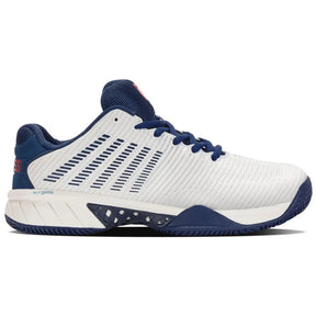 K-Swiss Hypercourt Express 2 HB Heren Wit Blauw Buitenkant