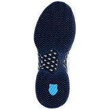 K-Swiss Hypercourt Express 2 HB Heren Wit Blauw Zool