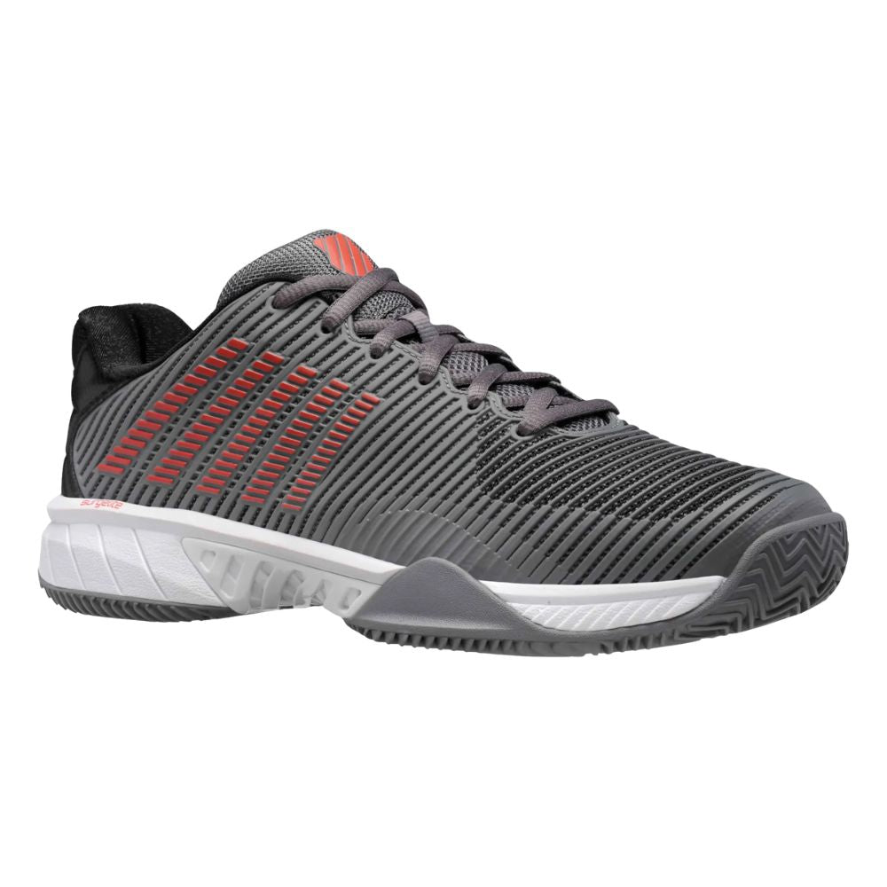K-Swiss Tennisschoen Padelschoen Hypercourt Express 2 HB Heren Grijs Zijkant