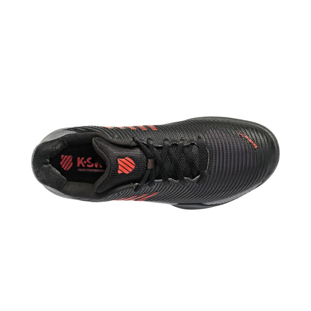 K-Swiss Tennisschoen Padelschoen Hypercourt Express 2 Heren Zwart Grijs Bovenkant