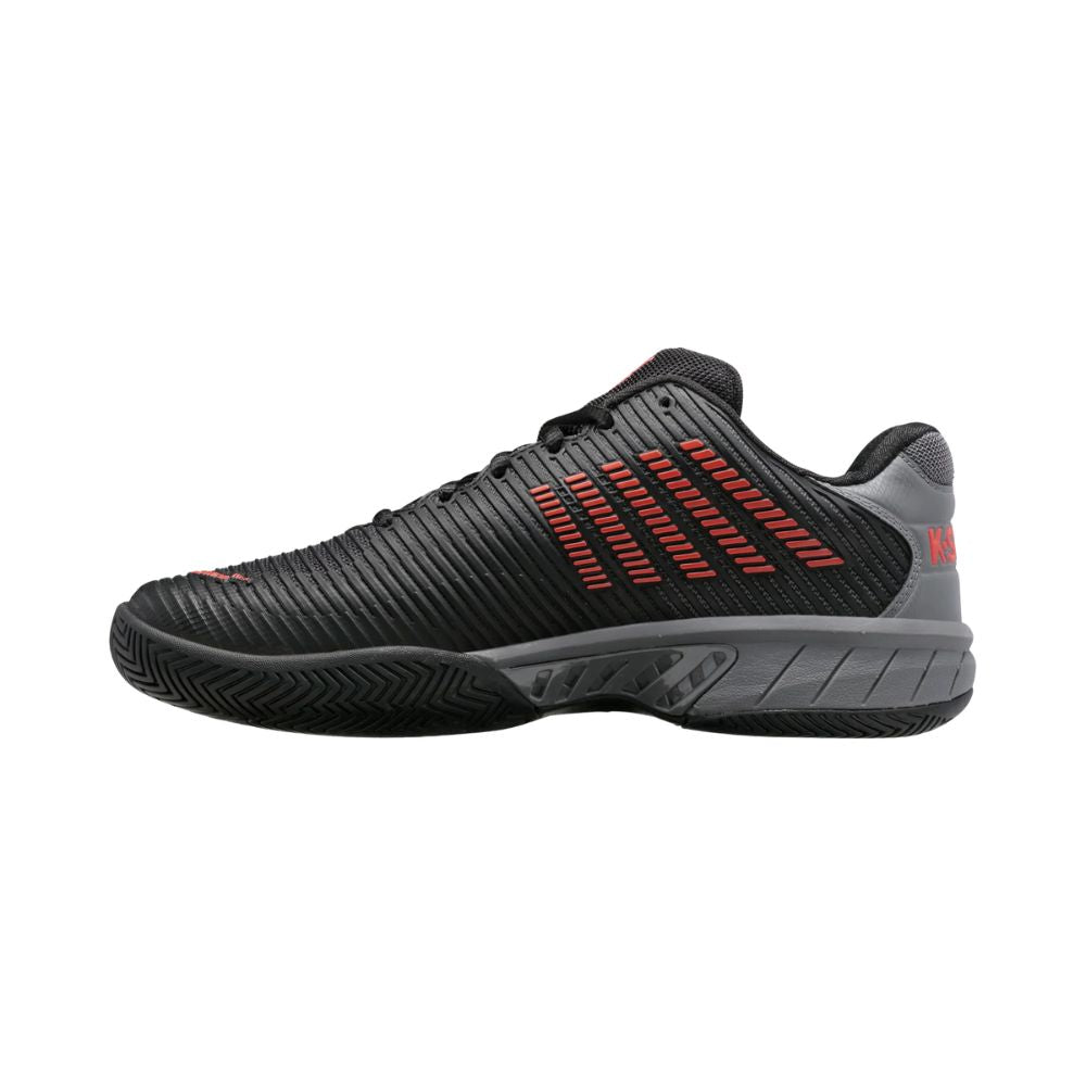 K-Swiss Tennisschoen Padelschoen Hypercourt Express 2 Heren Zwart Grijs Links