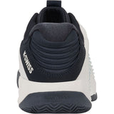 K-Swiss Tennisschoen Padelschoen Hypercourt Express 3 Clay Heren Wit Blauw Achterkant