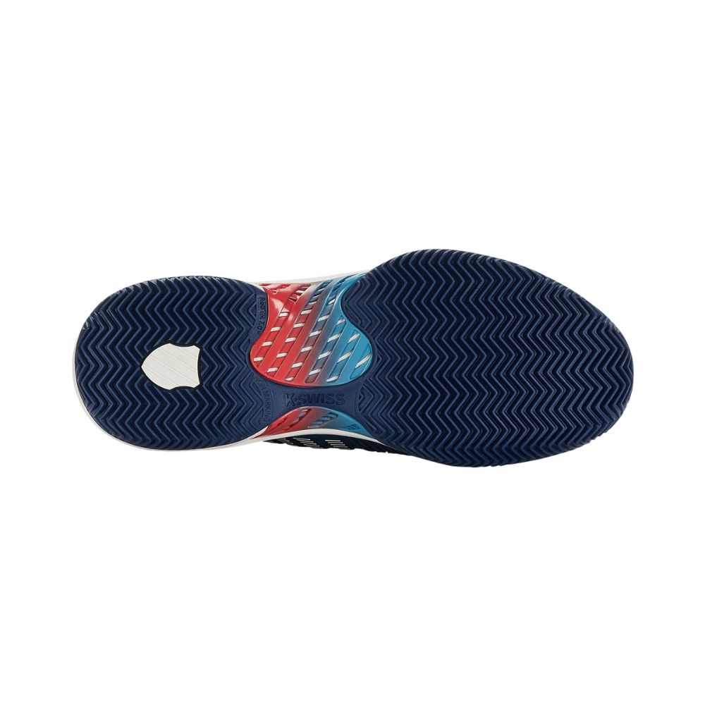 K-Swiss Tennisschoen Padelschoen Hypercourt Supreme HB Heren Blauw Onderkant