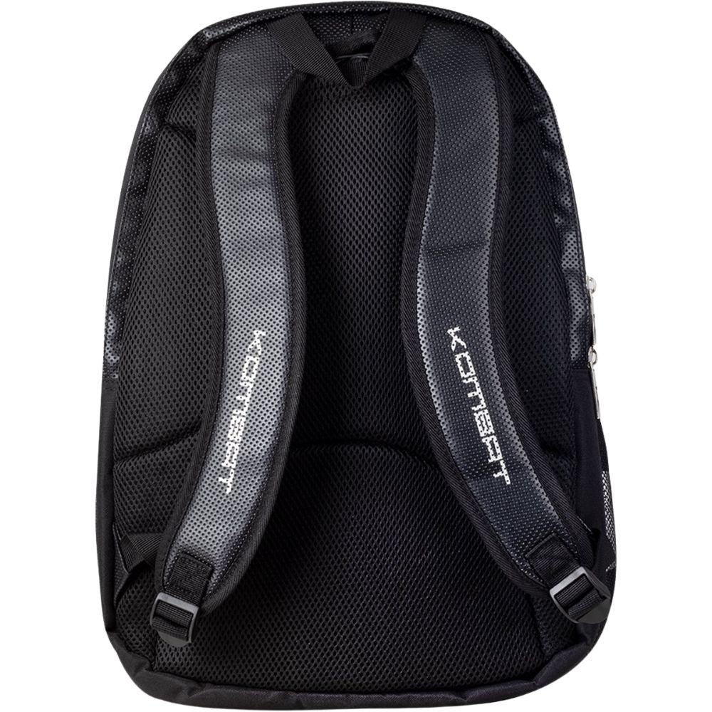 Kombat Padeltas Aqua Backpack Zwart Blauw Achterkant