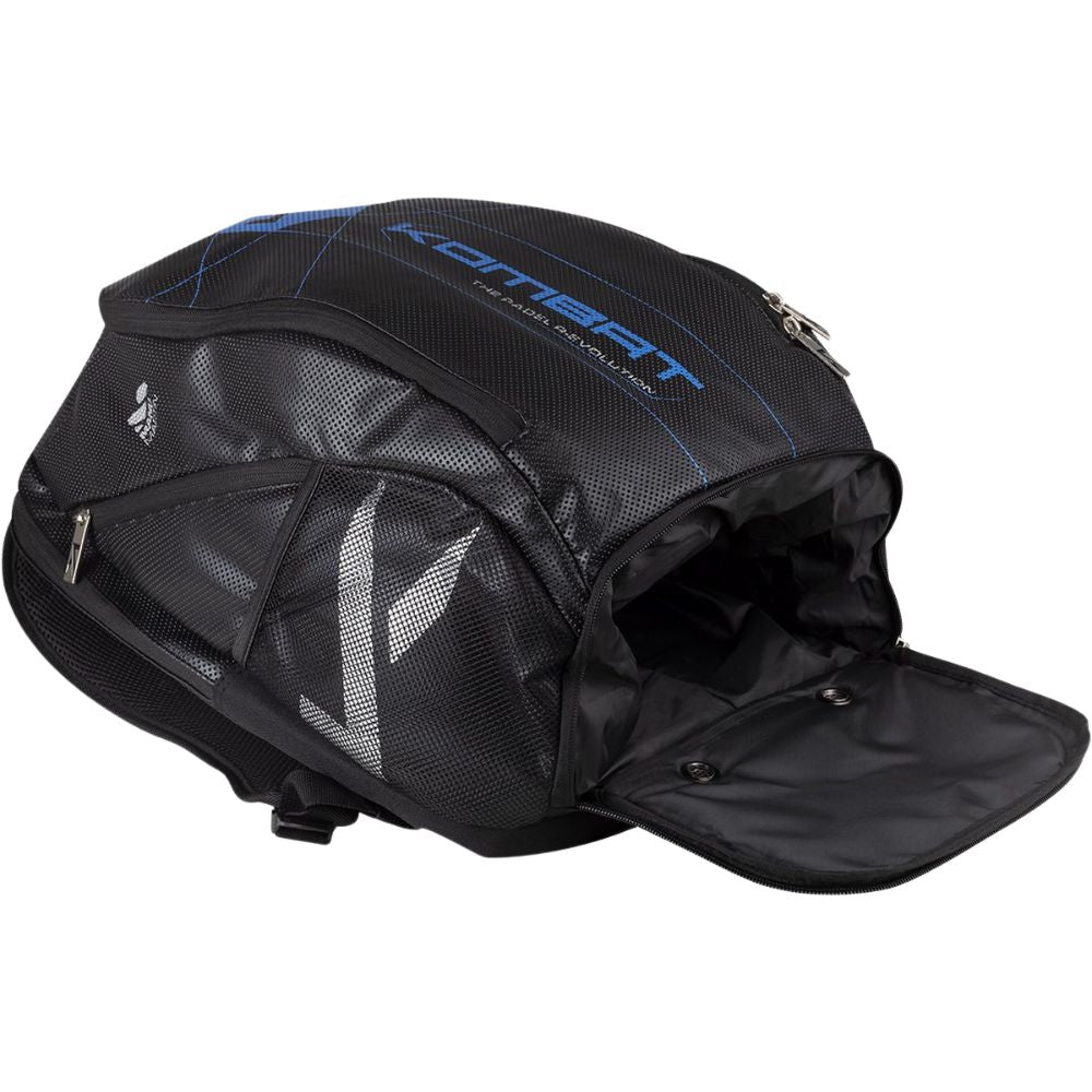 Kombat Padeltas Aqua Backpack Zwart Blauw Voor