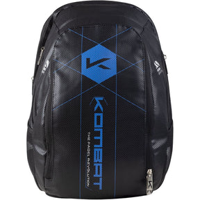 Kombat Padeltas Aqua Backpack Zwart Blauw Voorkant